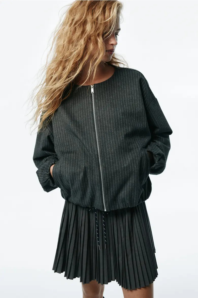Oversized Jersey Jacket (Women) | Nordstrom | Nordstrom