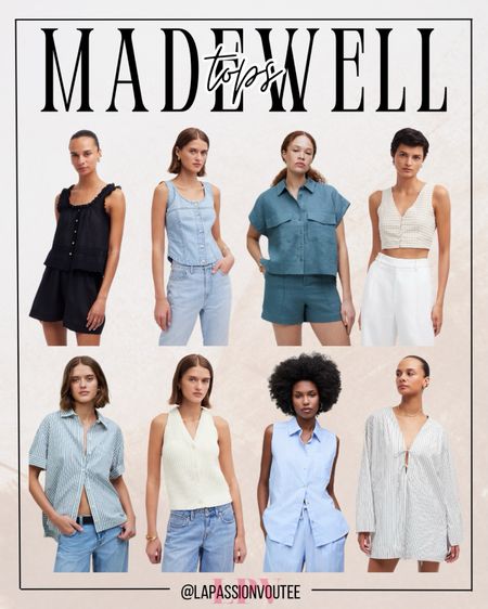 Elevate your everyday essentials with Madewell's best-selling tops. From laid-back tees to sophisticated blouses, each piece is designed for effortless style and ultimate comfort. Embrace versatility with Madewell's iconic tops, perfect for layering or making a statement on their own. Discover your new favorites today!

#LTKstyletip #LTKSeasonal #LTKxMadewell