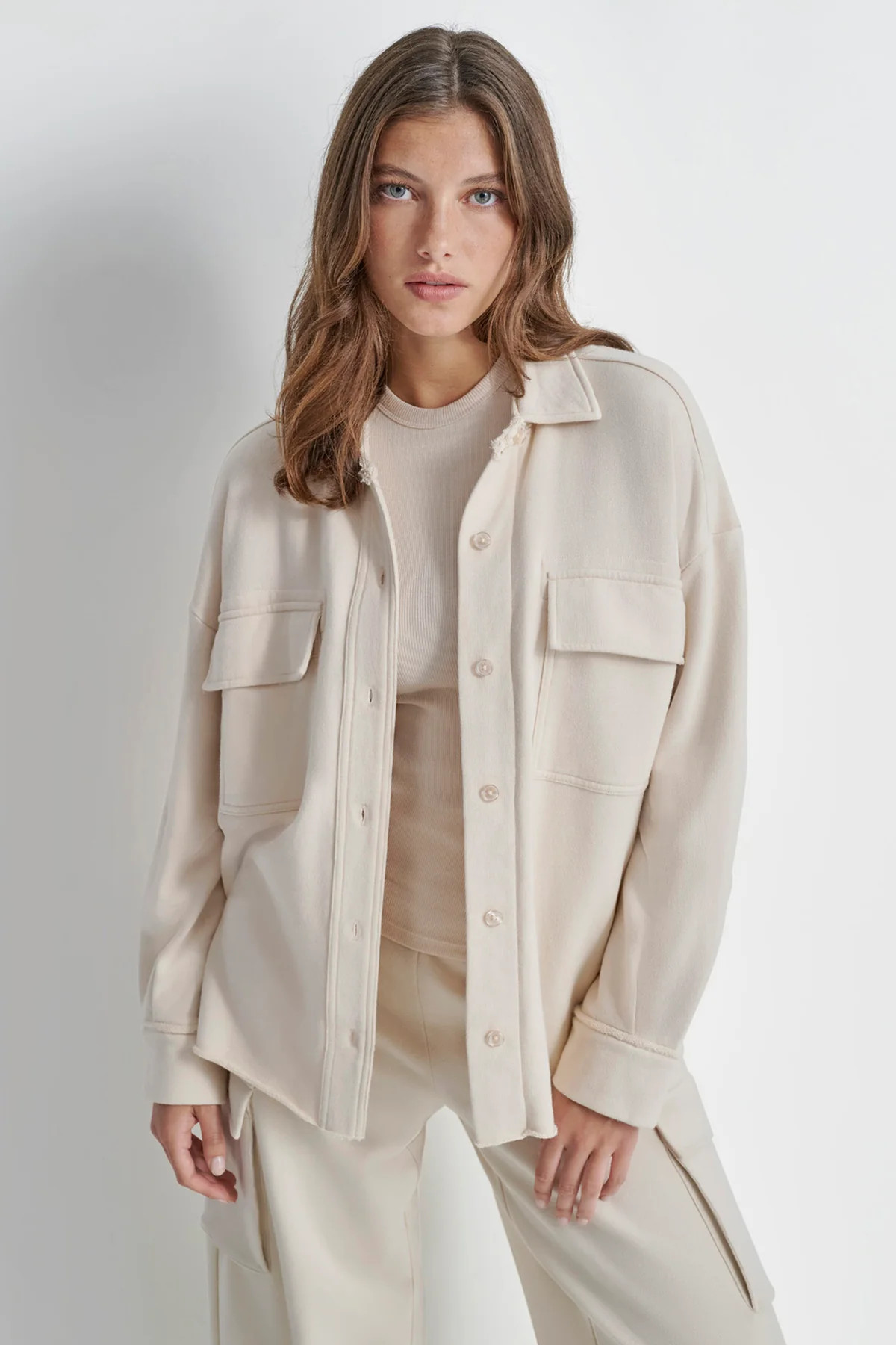 RELAXED SHIRT JACKET | DKNY