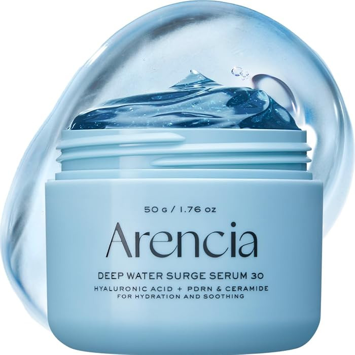 Arencia PDRN Hyaluronic Acid Serum Moisturizer - Gel Cream For Intensive Hydration, Soothing, Glo... | Amazon (US)