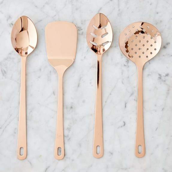 Copper Utensils, Set of 4 | Williams-Sonoma