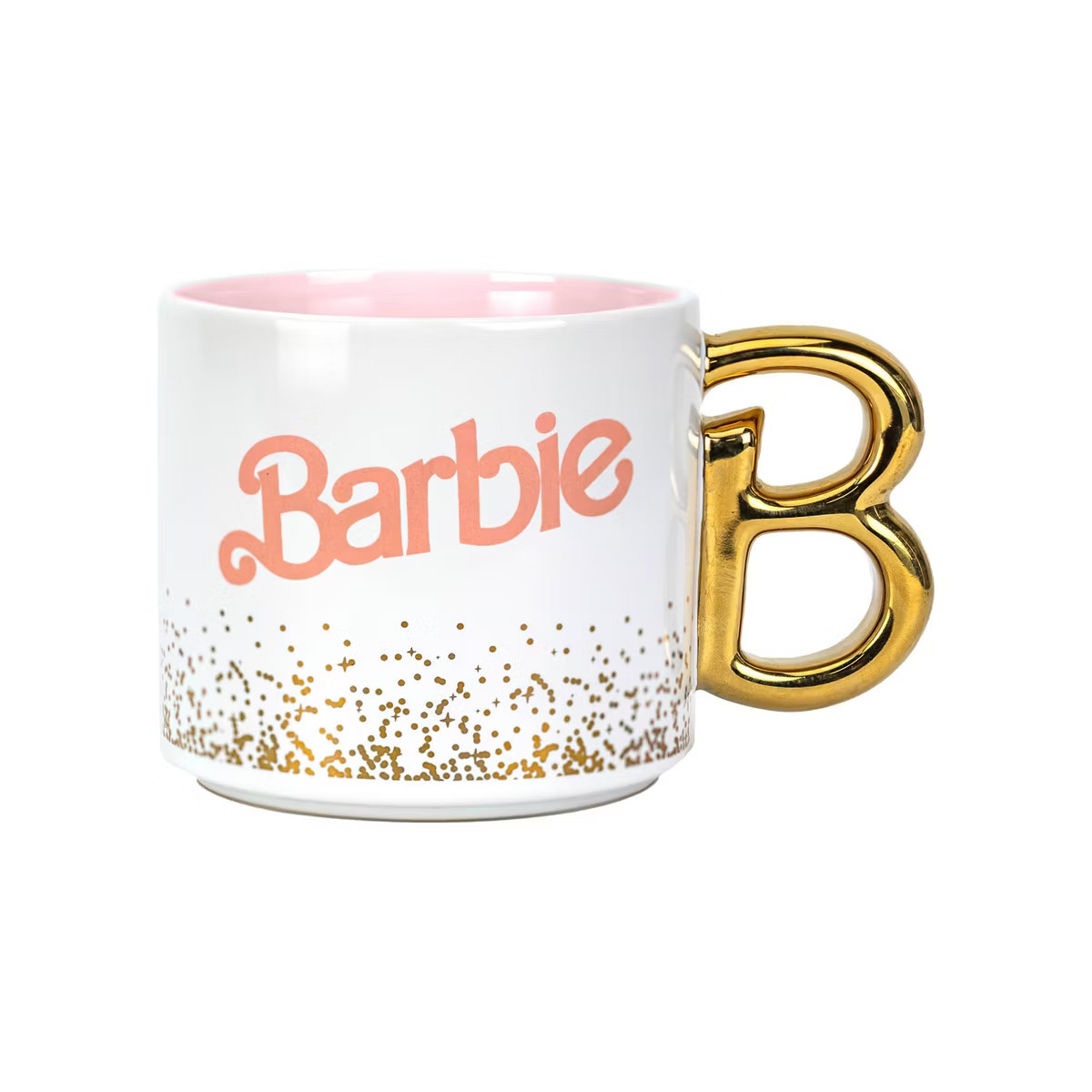Zak Designs 17 fl oz Stoneware Sculpted Barbie Mug Pink: Hand Wash, Hot Beverages, Teen & All Age... | Target