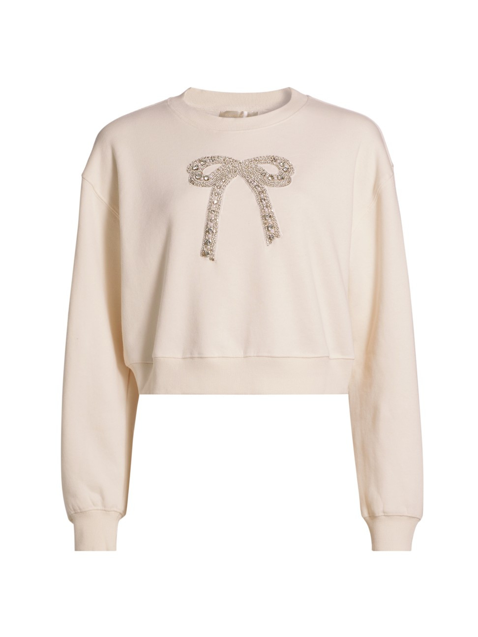 Women's Embellished Fleece Rylan Sweatshirt - Sugar Cookie - Size XS | Saks Fifth Avenue