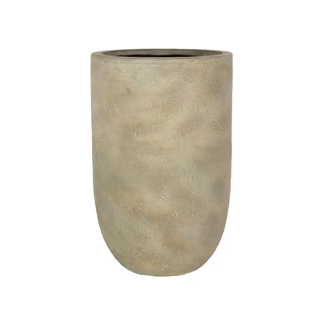Origin 21 9.75-in W x 17.75-in H Light Aged Ivory Mixed/Composite Contemporary/Modern Indoor/Outd... | Lowe's