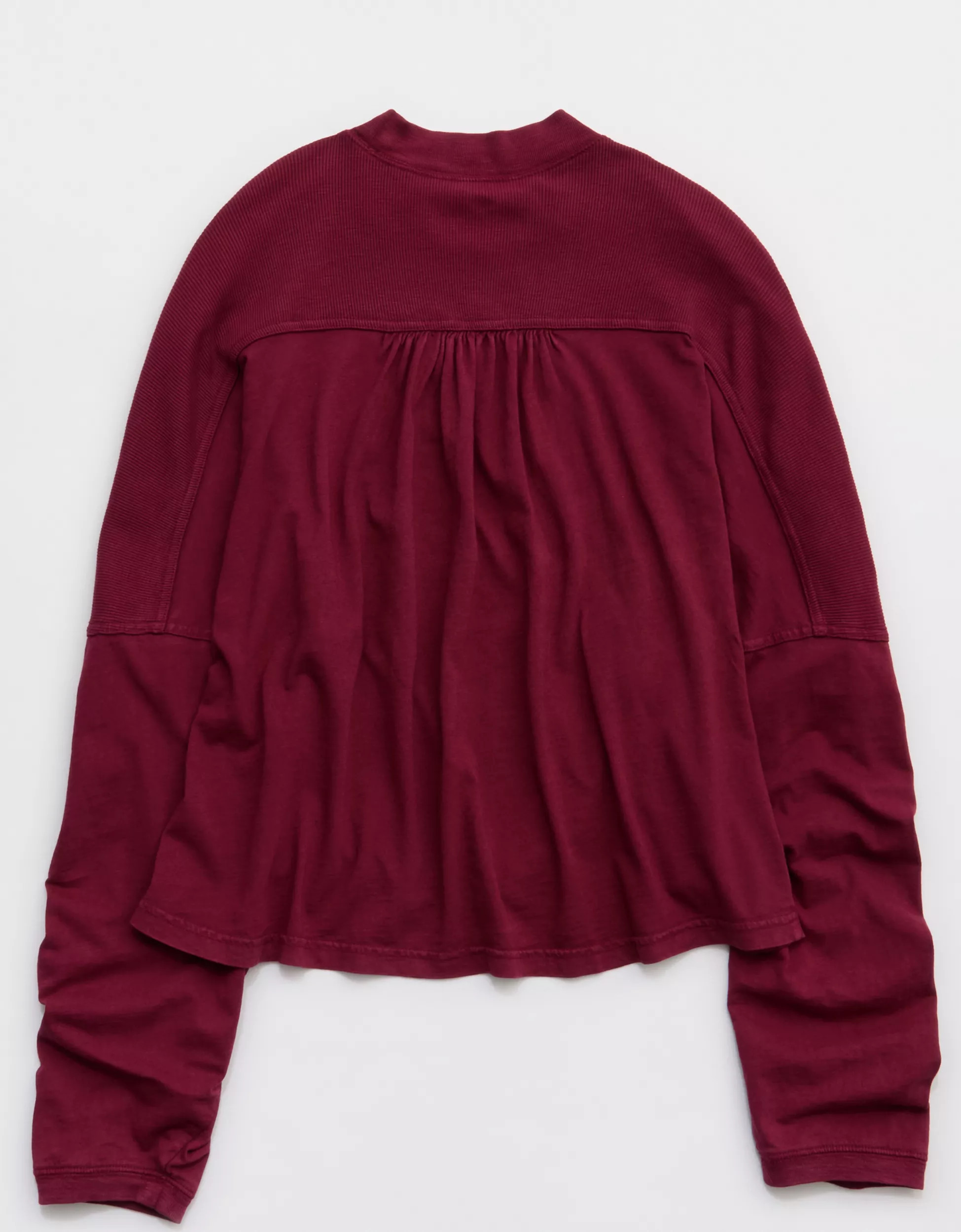 Aerie Cozy Mock-Neck T-Shirt | Aerie