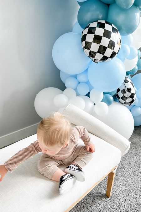 Our one happy dude first birthday celebration for lil bro was a big hit and we fell in love with these gorgeous balloon decorations by @decorbyfayth — links for black and white high chair banner and baby vans (not really vans but they sure look like it!) from @amazon and aesthetic high chair perfect for taking photos @lalo . Follow @honeyboothecavapoo for all the inspo for your one year old’s birthday party! 🥳

#LTKParties #LTKBaby #LTKKids