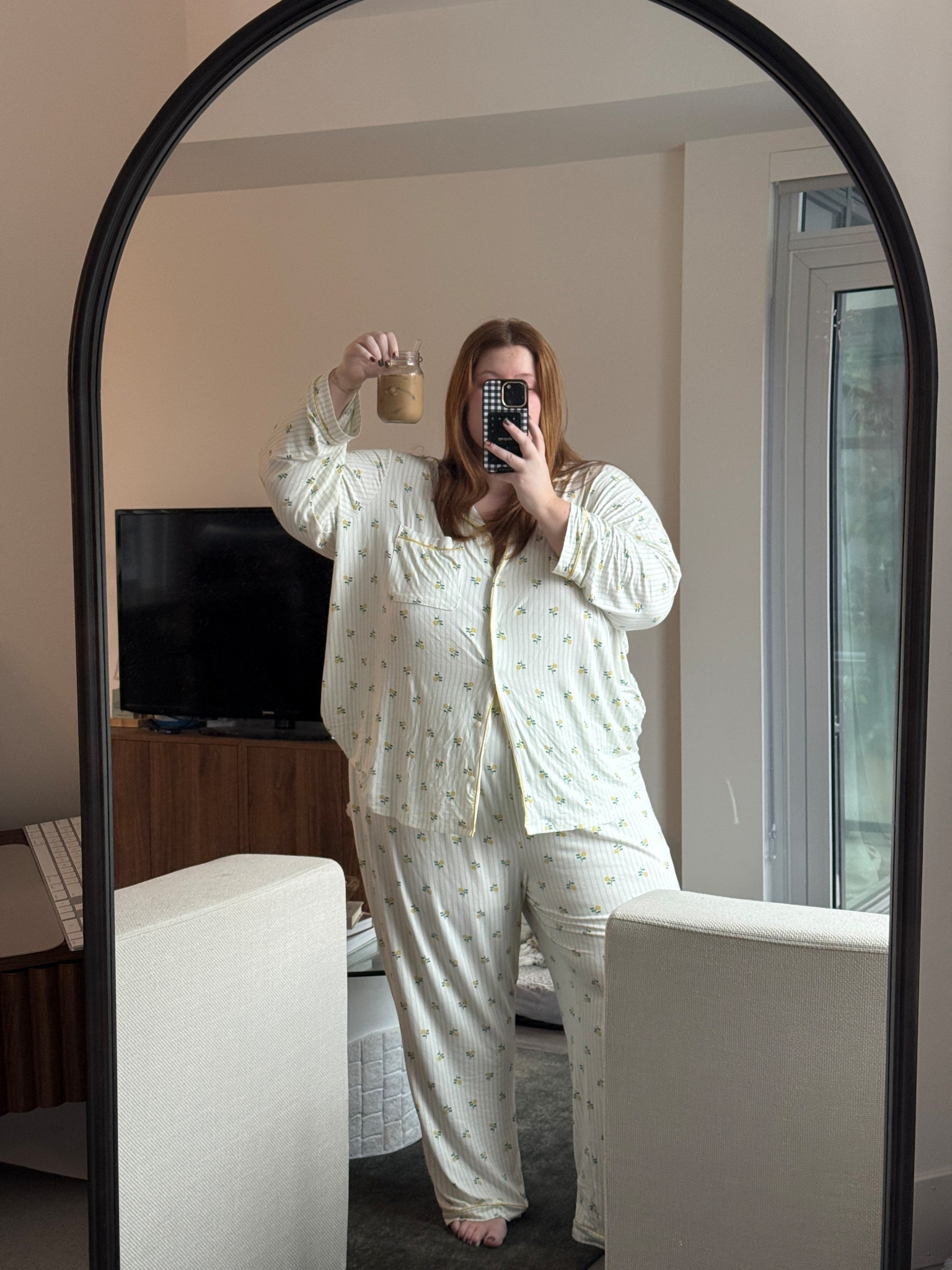 Comfy cozy pjs with lots of stretch! I wear a 4X for a loose fit. Super affordable! The little yellow flower print is so cheery and cute for spring 

#LTKplussize #LTKmidsize