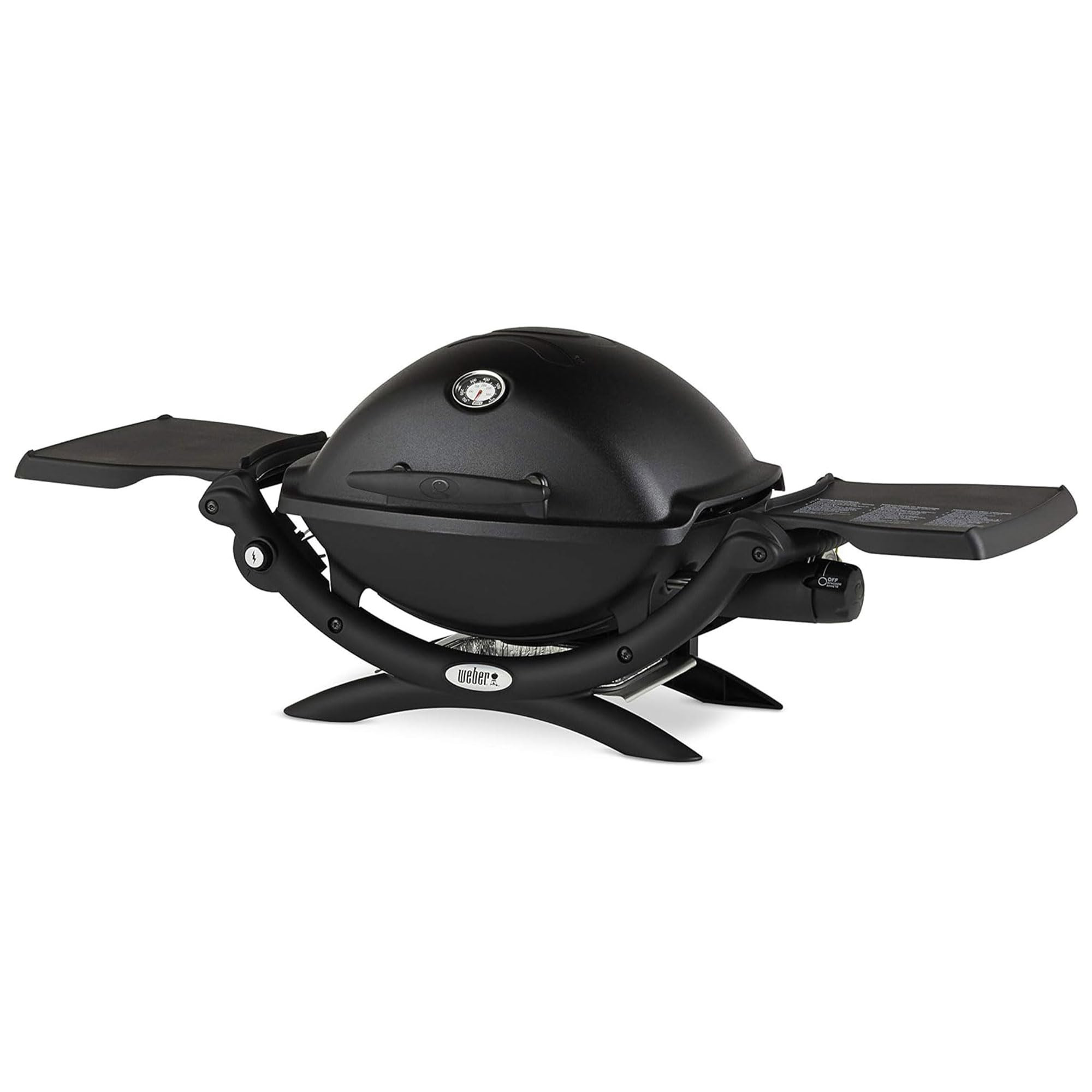 Weber Q1200 Liquid Propane Portable Gas Grill for Travel and Camping, 1 Burner, Black | Amazon (US)