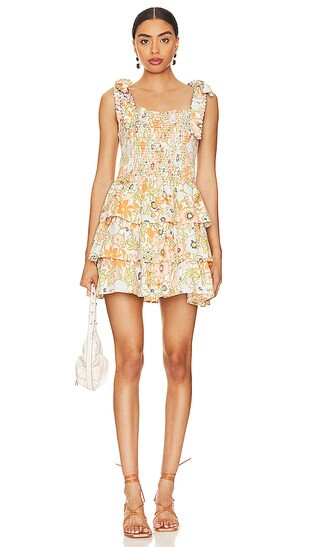 Tamara Mini Dress in Retro Floral | Revolve Clothing (Global)