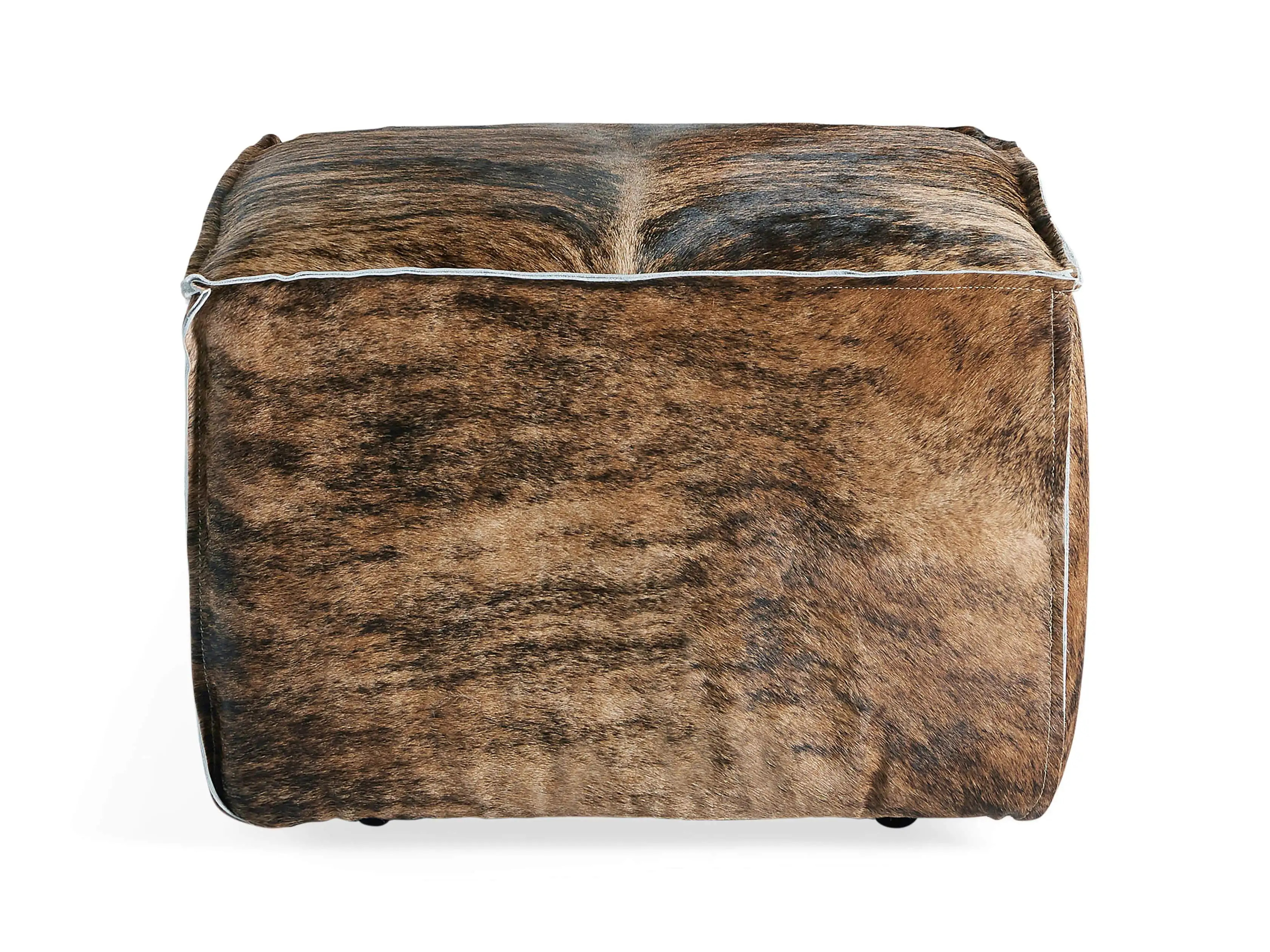 Prairie Leather Ottoman | Arhaus