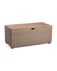 Indoor Outdoor Wicker Storage Trunk | TJ Maxx