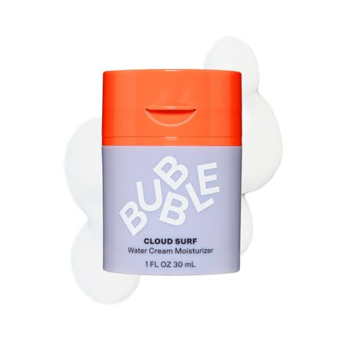 Bubble Skincare Cloud Surf Water Cream Moisturizer - Mattifying & Hydrating Moisturizer for Oily Skin - Lightweight Travel Face Moisturizer to Help Minimize Pores - Normal to Combination Skin (30ml) | Amazon (US)