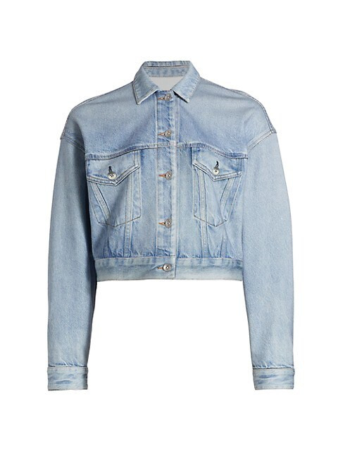 Miramar Cropped Trucker Denim Jacket | Saks Fifth Avenue