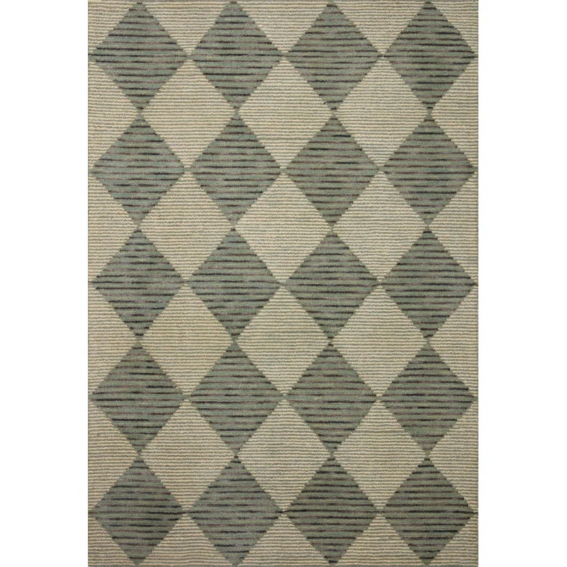 Francis Hand Hooked Wool Geometric Rug | Wayfair North America