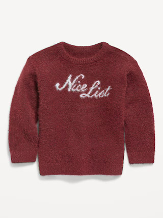 SoSoft Oversized Holiday Graphic Sweater for Toddler Boys | Old Navy (US)
