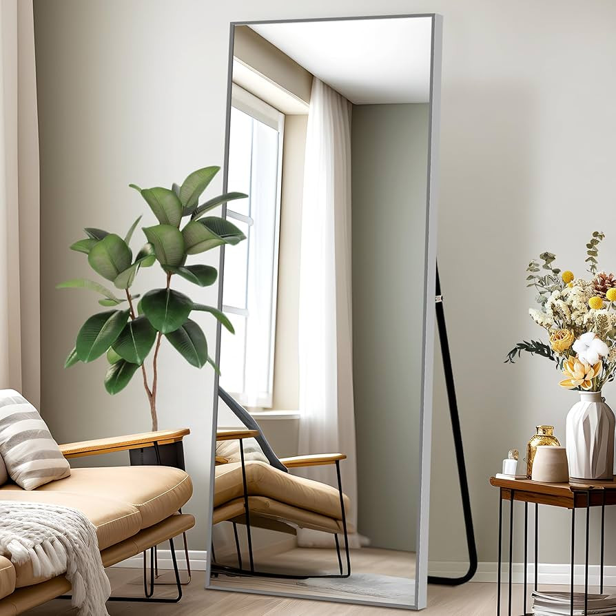 NeuType Full Length Mirror Standing Hanging or Leaning Against Wall, Large Rectangle Floor Mirror... | Amazon (US)
