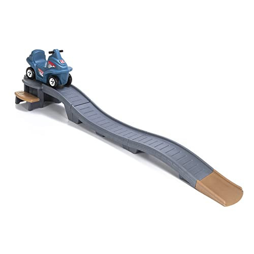Step2 Up & Down Roller Coaster Kids Ride On Toy, Push Car, Indoor/Outdoor Playset, Made of Durable Plastic, Max Weight 50 lbs., for Toddlers 2-5 Years Old, Gray & Blue | Amazon (US)