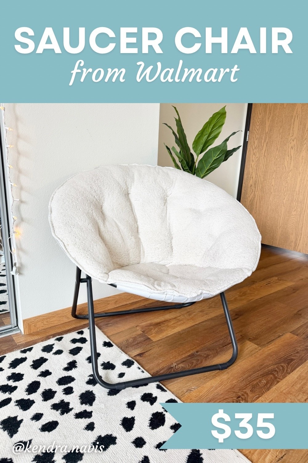 $35 Saucer Chair from Walmart - White Sherpa Folding Chair

College dorm room furniture, girl dorm room, college girl, dorm finds, dorm decor, college bedroom, back to college shopping, teen girl bedroom, kids bedroom furniture, bedroom makeover, classroom seating, Walmart finds, flexible seating, living room seating, teenage bedroom, dorm essentials, dorm shopping

#LTKHome