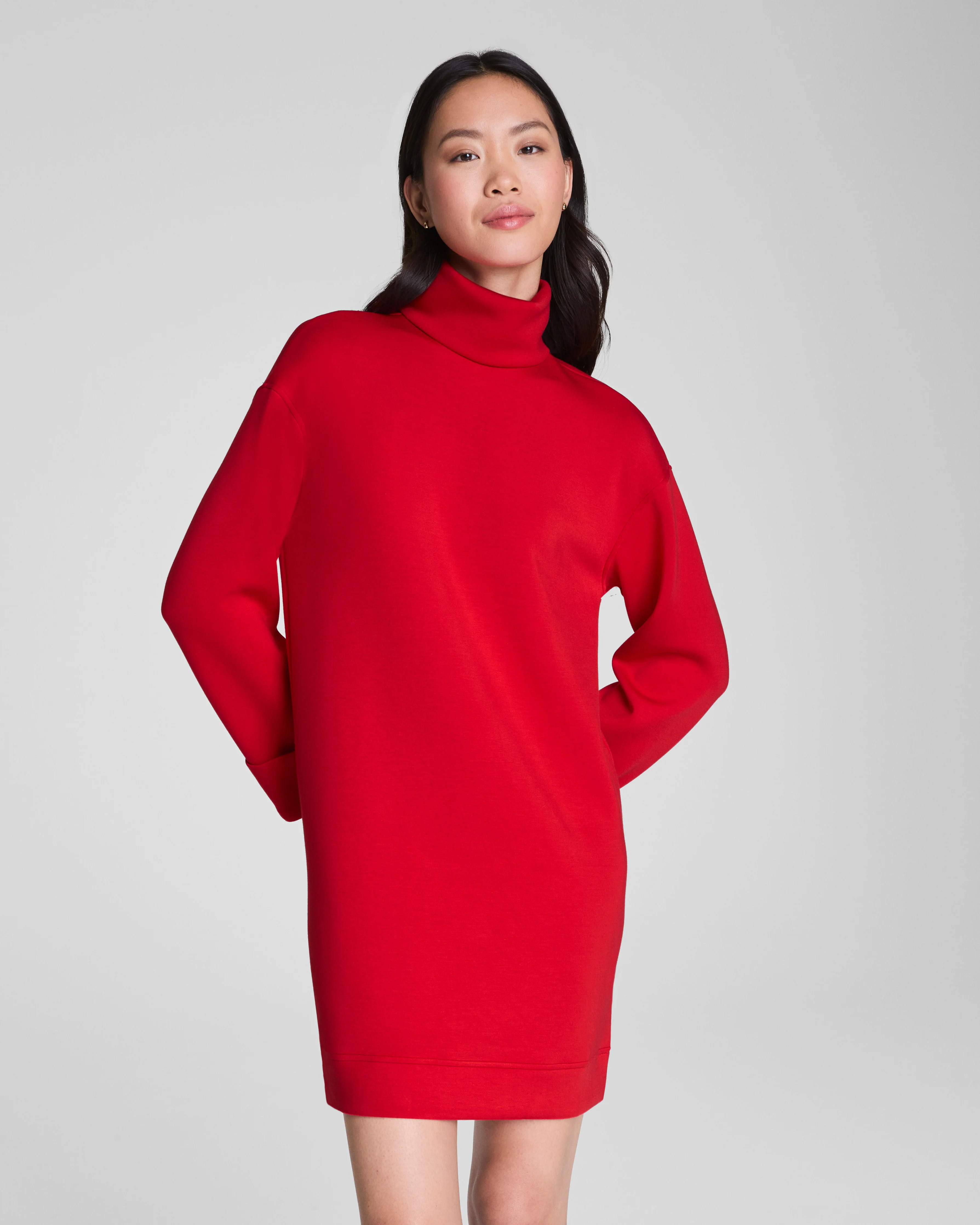 Spanx Women's SPANX AirEssentials Turtleneck Dress in Red | Spanx