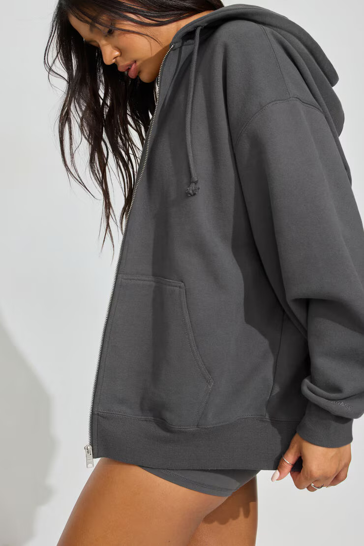 SoftTerry Oversized Zip-Up Hoodie | Garage Clothing