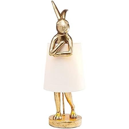 Willdoak Bunny Table Lamps, 15.7" Gold Rabbit Table Lamp for Bedroom,Bunny Children's Bedside Gif... | Amazon (US)