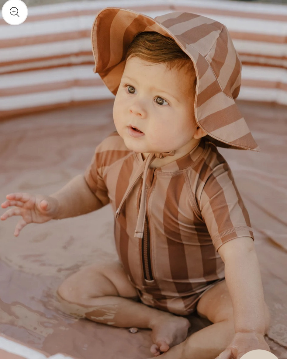 Neutral baby swim retro zip rash guard 

#LTKbump #LTKfamily #LTKbaby