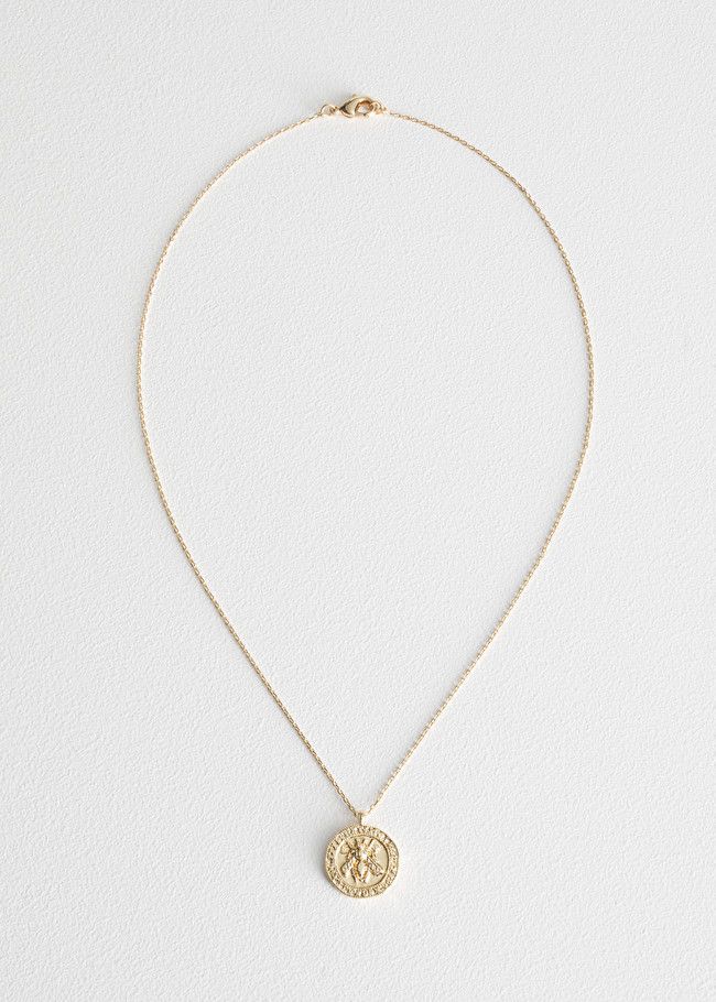 Bee Embossed Pendant Necklace | & Other Stories (EU + UK)