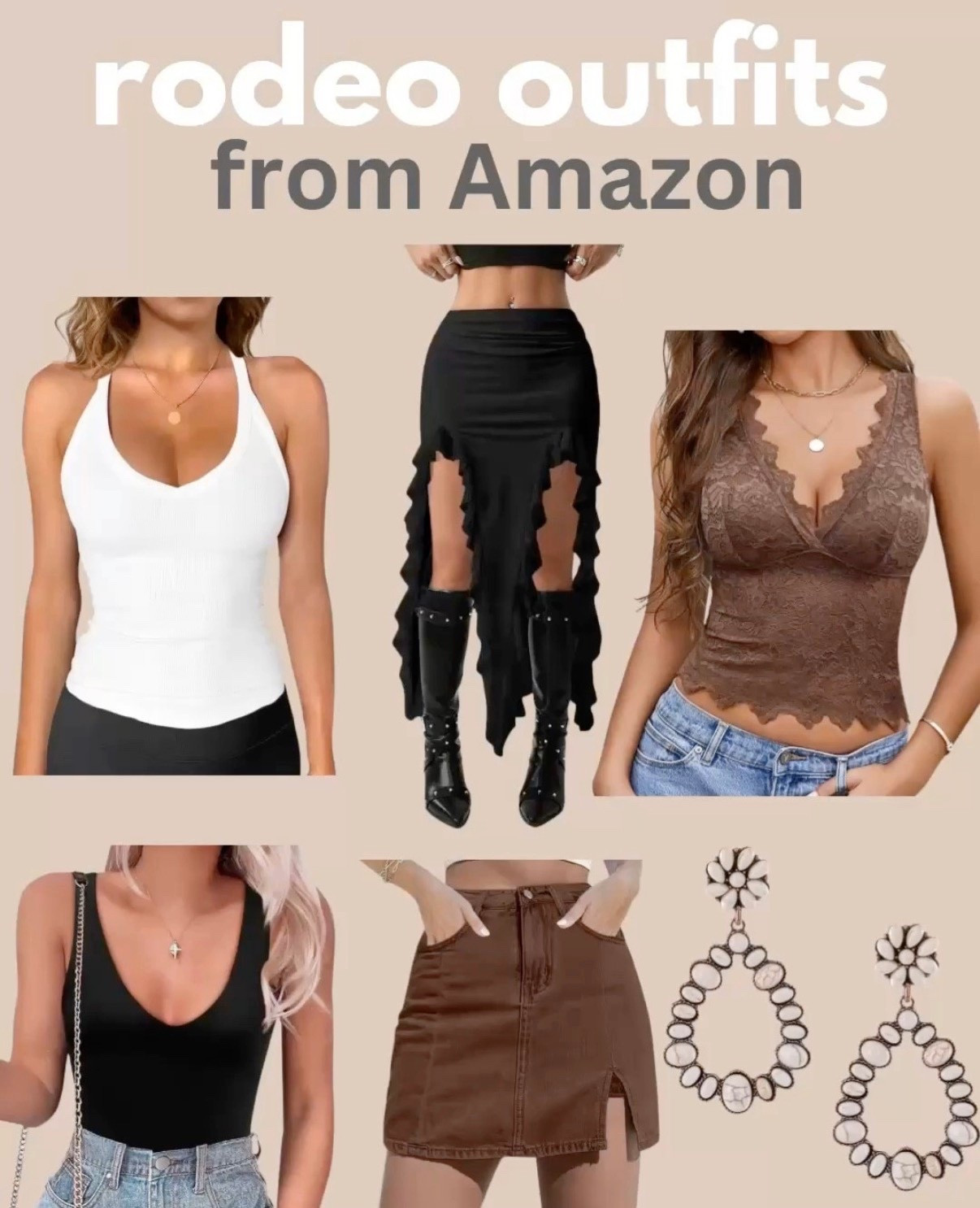 Rodeo and Country concert outfit ideas from Amazon prime 

Rodeo outfit idea, Country festival, country concert, country concert outfit, music festival, summer concert, cowgirl boots, Nashville, dress, dresses, jumpsuit, summer outfits, summer dresses, nashville outfits, bachelorette trip, Amazon fashion, Amazon outfit idea, Summer outfit, Boots, Western 
#amazonfashion #countryconcertoutfits#LTKspring 

#LTKTravel #LTKFestival