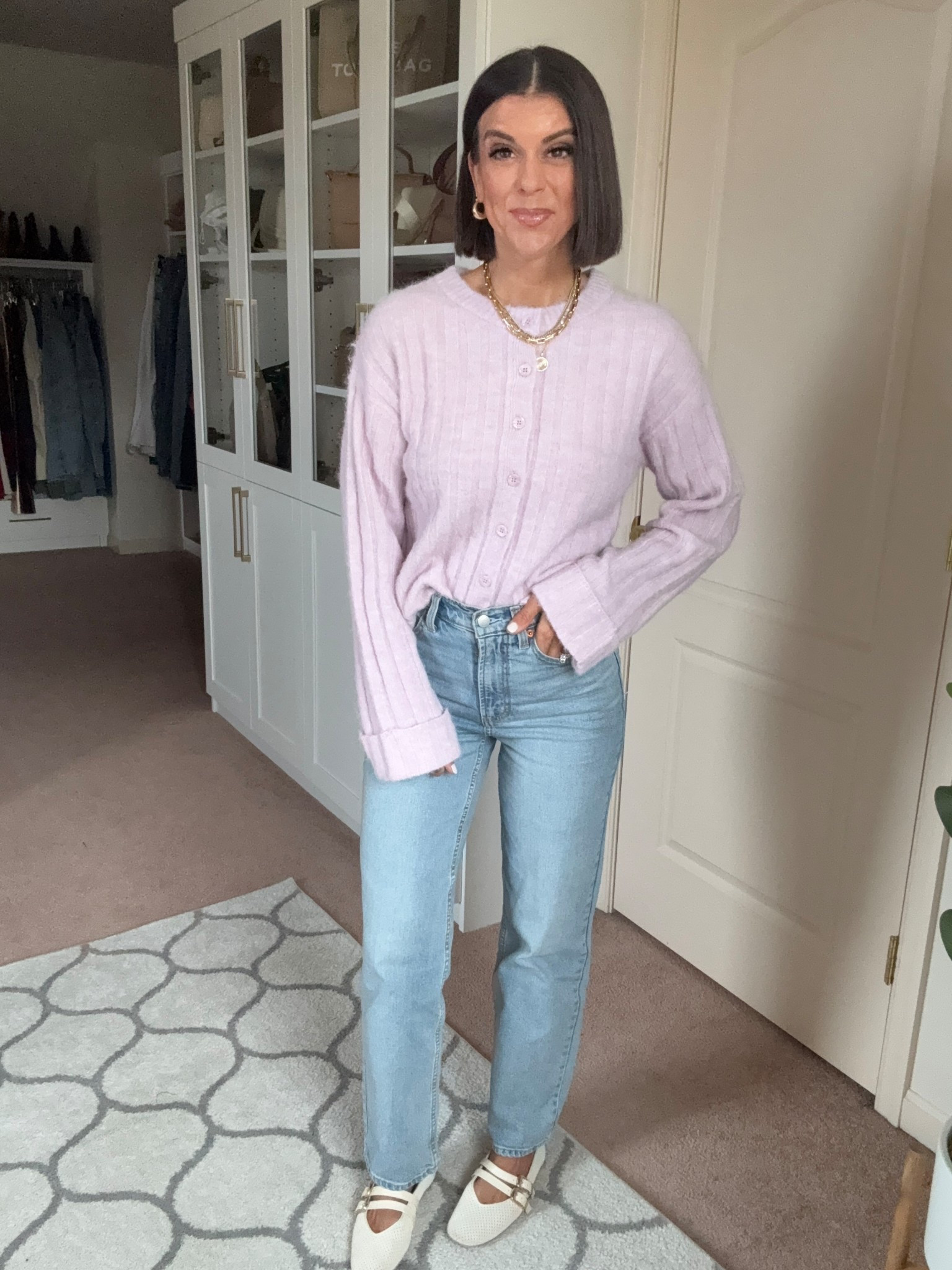 Love this Target sweater!! I’m in size xs 
Size 2 in jeans regular length (I’m 5’5) 

#LTKSeasonal #LTKFindsUnder100