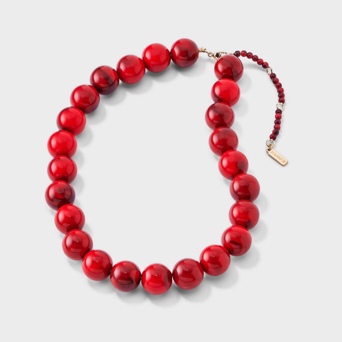 SUGARFIX by BaubleBar Bead the Way Necklace - Red | Target
