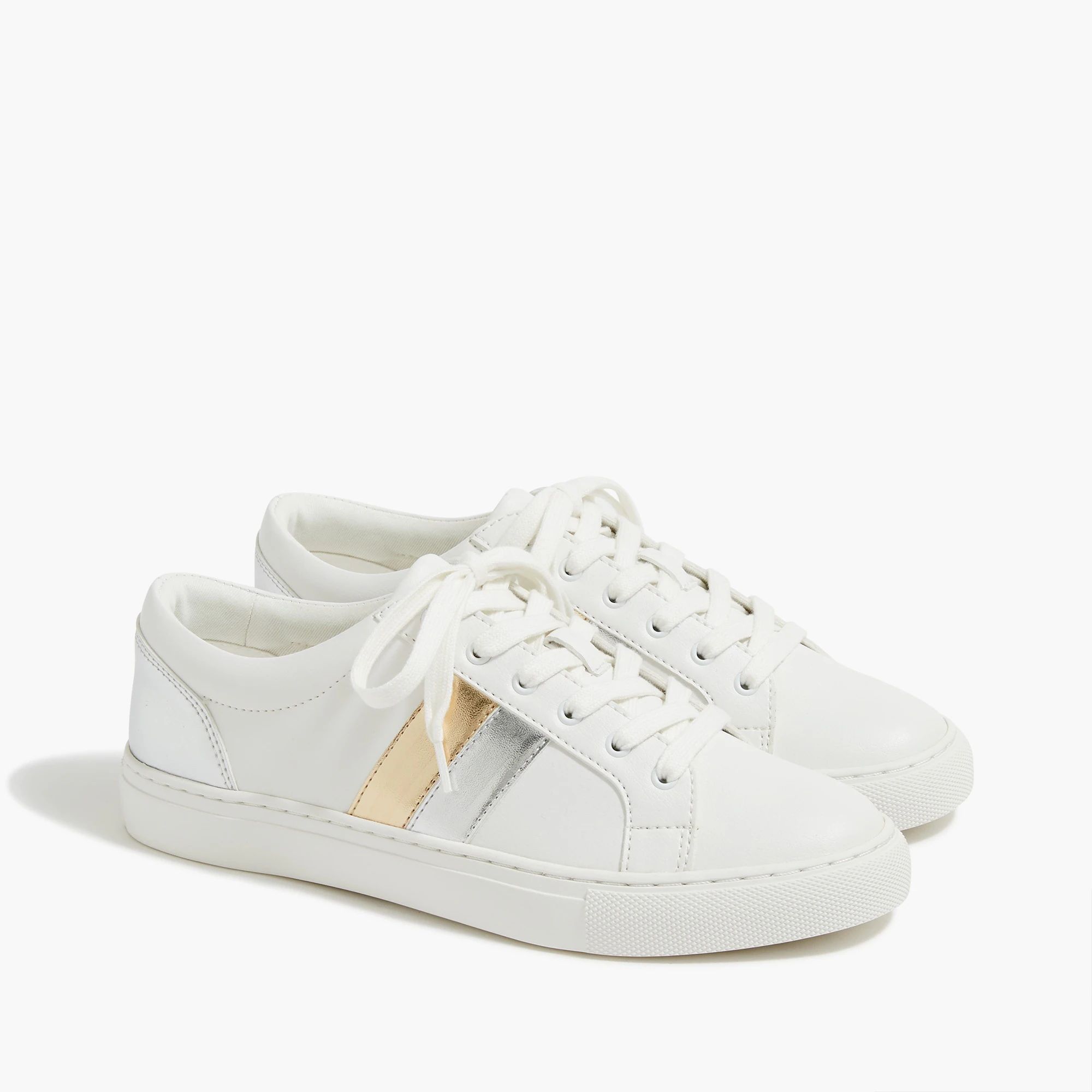 Factory: Road Trip Sneakers With Stripe For Women | J.Crew Factory