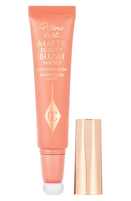 Charlotte Tilbury Pillow Talk Beauty Blush Wand in Peach Pop at Nordstrom | Nordstrom