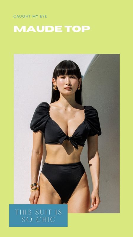 Black, highwaisted Bathingsuit! Can you believe how chic this suit is? It snatches you and looks so good on all different body types! 

#LTKSeasonal #LTKfit #LTKswim