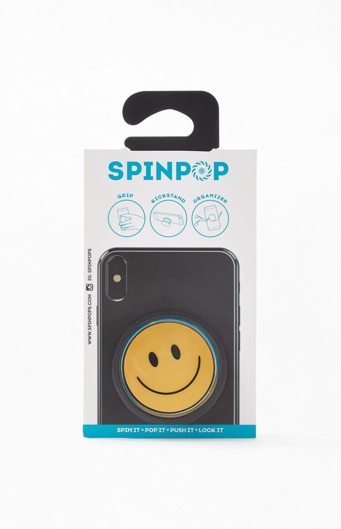SpinPop Yellow Phone Holder | PacSun