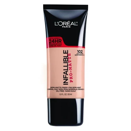 L'Oreal Paris Infallible Pro-Matte Liquid Foundation, Golden Beige - Walmart.com | Walmart (US)