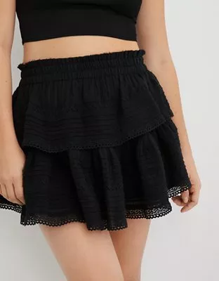Aerie Rock 'n' Ruffle Mini Skirt curated on LTK