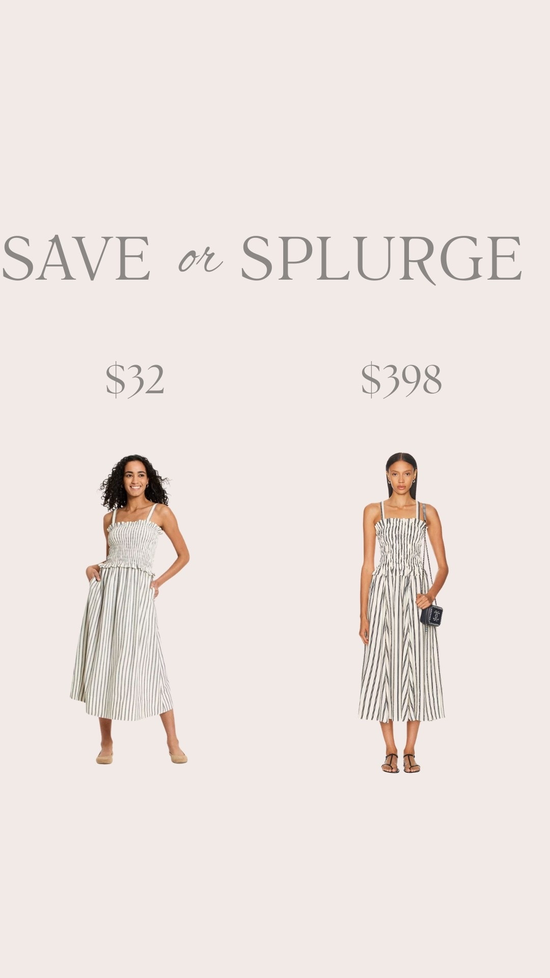 Save vs splurge

#LTKdayinmylife #LTKgrwm #LTKootd