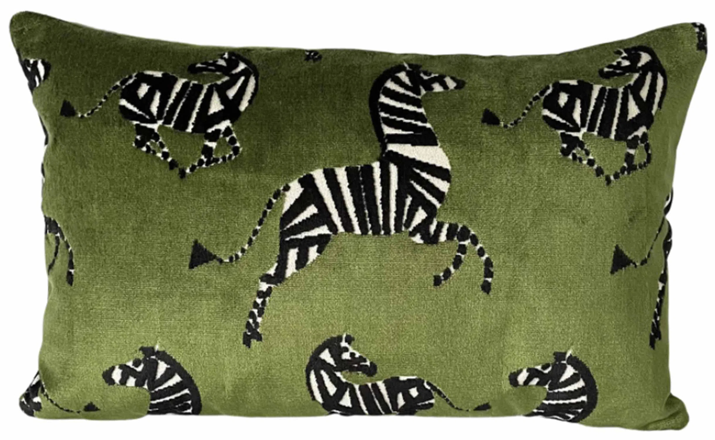 Sage Velvet Lumbar Pillow Cover & Insert | Perigold