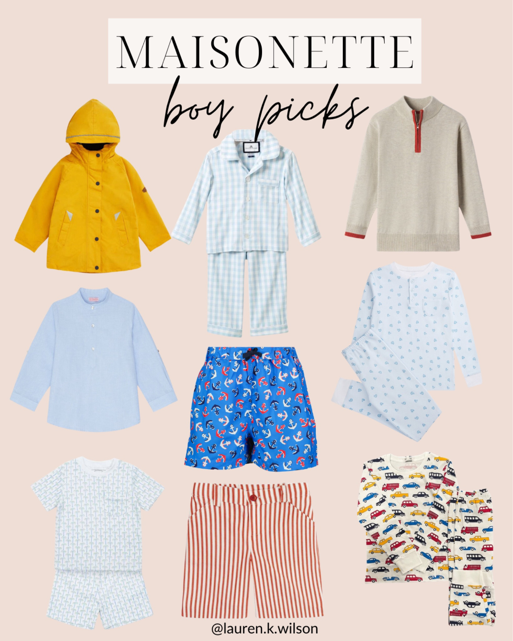 Maisonette, baby, boy, toddler, little boy, preppy, classic, swim trunks, rain jacket, pajamas, matching set 

#LTKSeasonal #LTKkids #LTKbaby