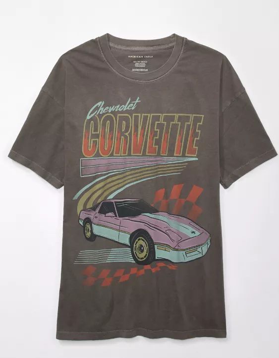 AE Oversized Corvette Graphic Tee | American Eagle Outfitters (US & CA)