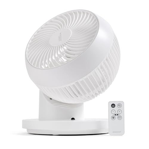 IRIS USA WOOZOO Air Circulator Fan with Remote, 360\u00b0 Oscillation, 3 Speeds, 75ft Max Air Dis... | Amazon (US)