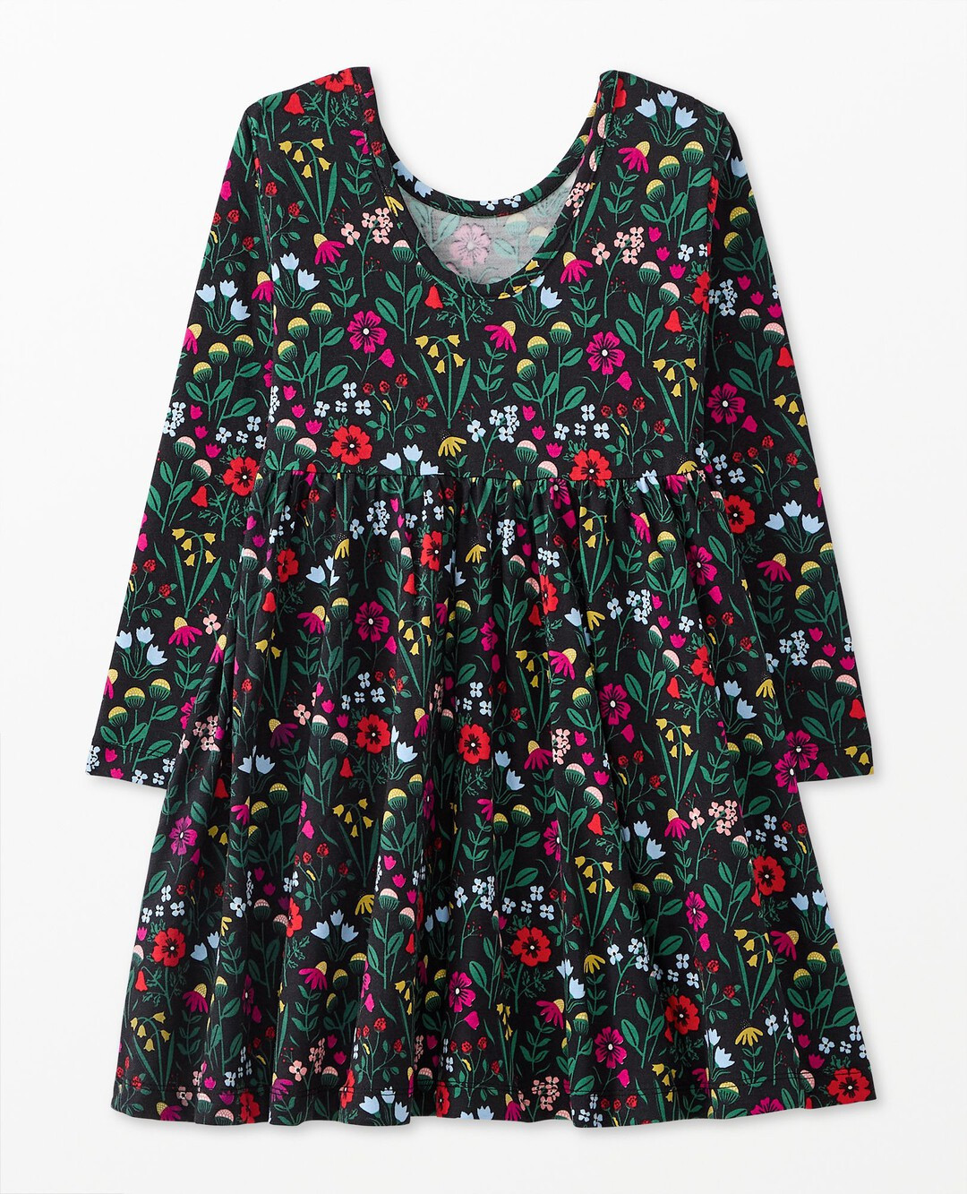 Holiday Long Sleeve Skater Dress with Pockets | Hanna Andersson