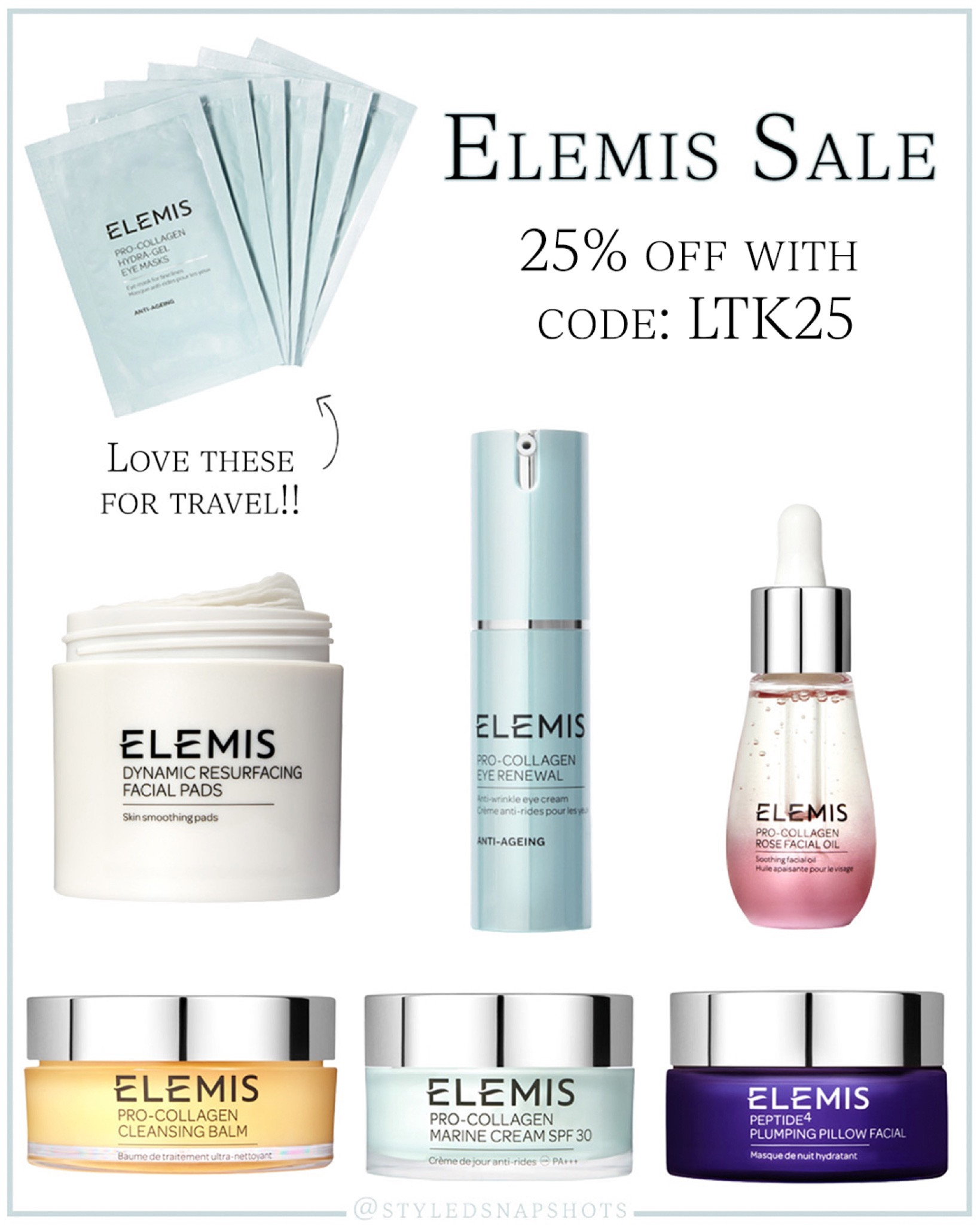 Elemis skincare favorites : 25% off with code LTK25

#LTKsalealert #LTKunder100 #LTKbeauty