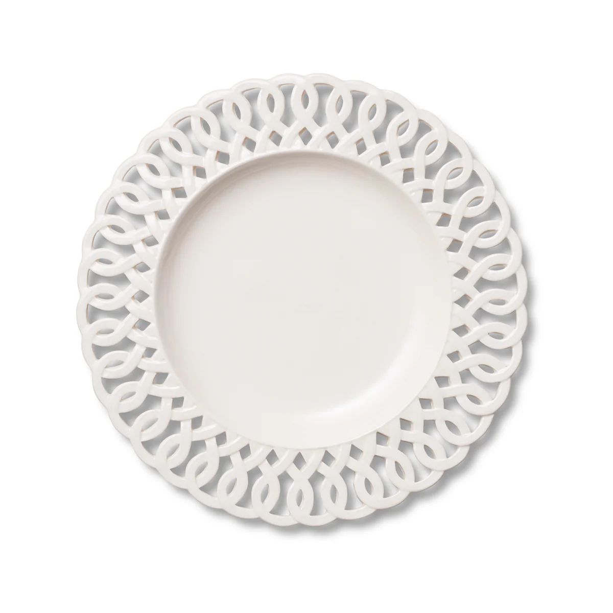 Paulette Salad Plate in White | Over The Moon