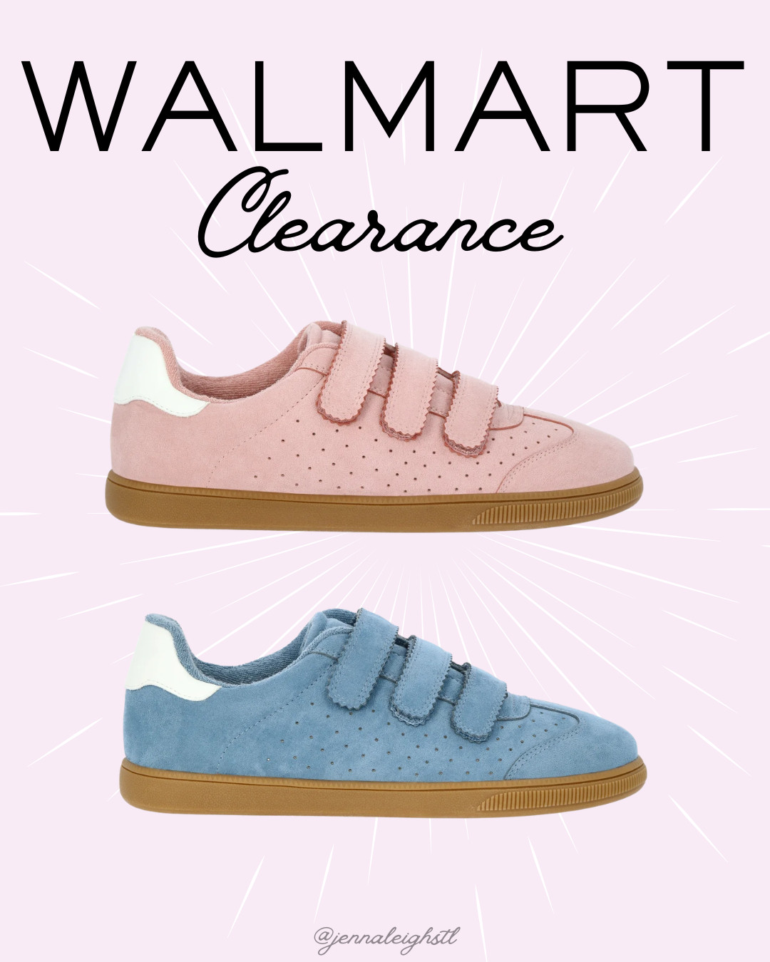 Walmart clearance find. How cute are these Madden NYC faux suede triple strap sneakers? They are only $17 and fully stocked, which is rare for a deal this good. They look so high end and are perfect for everyday outfits. 

 #LTKmomlife #LTKSaleAlert #LTKMidsize