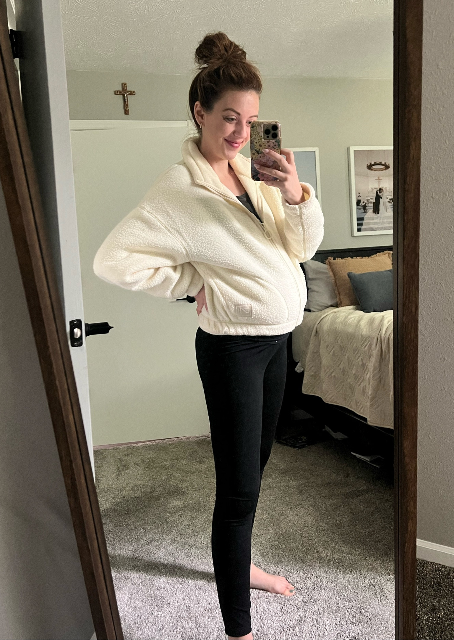 Women’s Sherpa jacket from Gymshark | comfy maternity clothes | fall and winter jackets | cozy zip up jackets 

#LTKbaby #LTKSeasonal #LTKbump