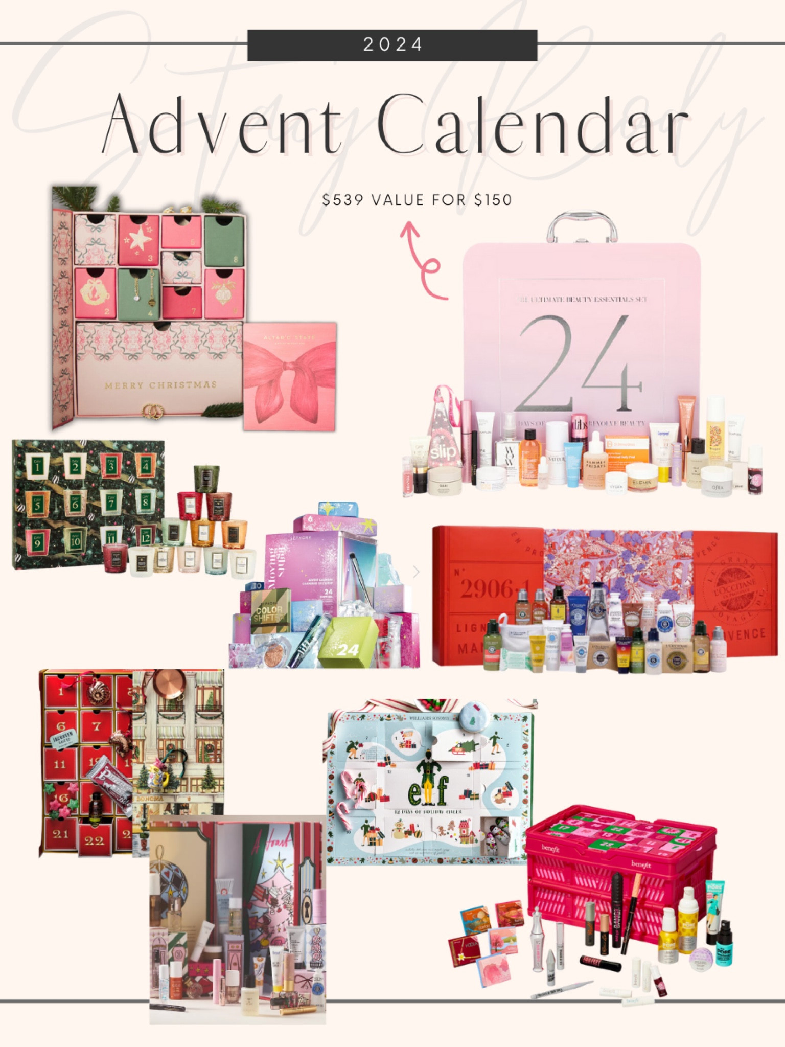 Advent Calendar for Christmas. Buy yours before they sell out 
Beauty advent 
Jewelery advent 
Gift guide 

#LTKBeauty #LTKFindsUnder100 #LTKSeasonal