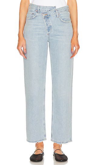 Criss Cross Straight Leg in Wired | Revolve Clothing (Global)