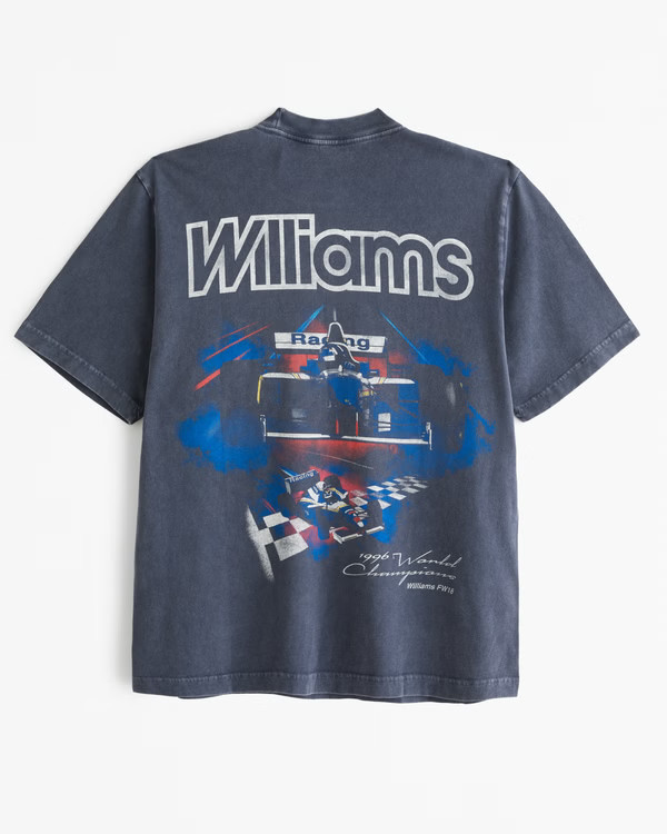 Williams Racing Vintage-Inspired Graphic Tee | Abercrombie & Fitch (US)