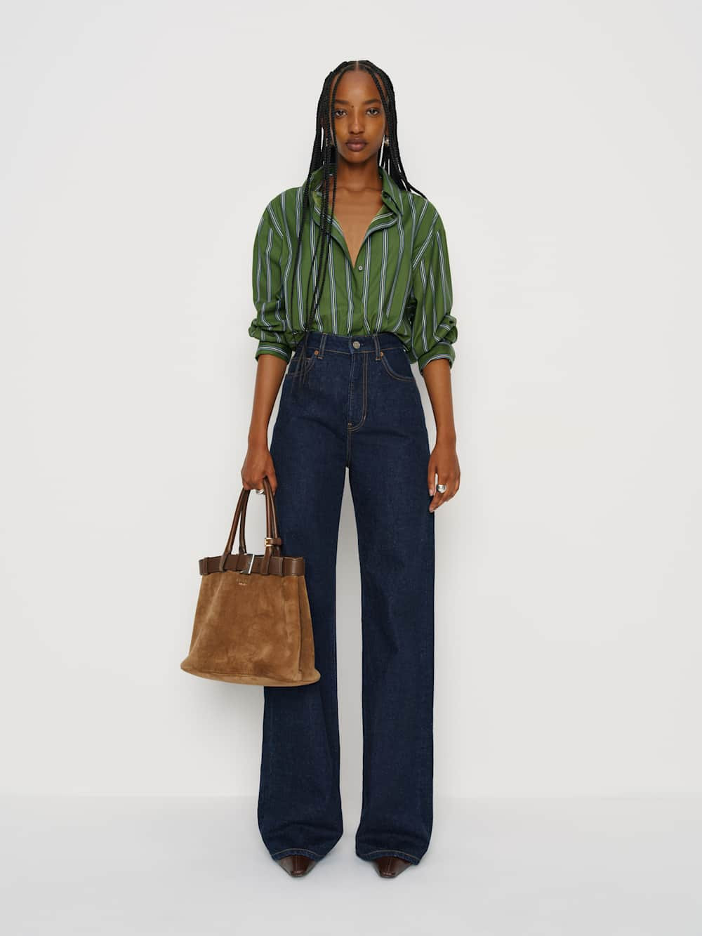 Andy Oversized Shirt | Reformation (Global)